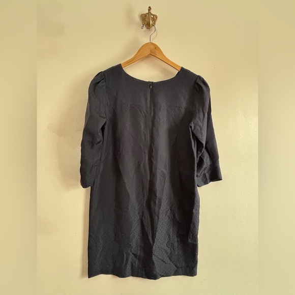 Comptoir Des Cotonniers 100% Silk Black Shift Dress size 38 - Picture 5 of 6